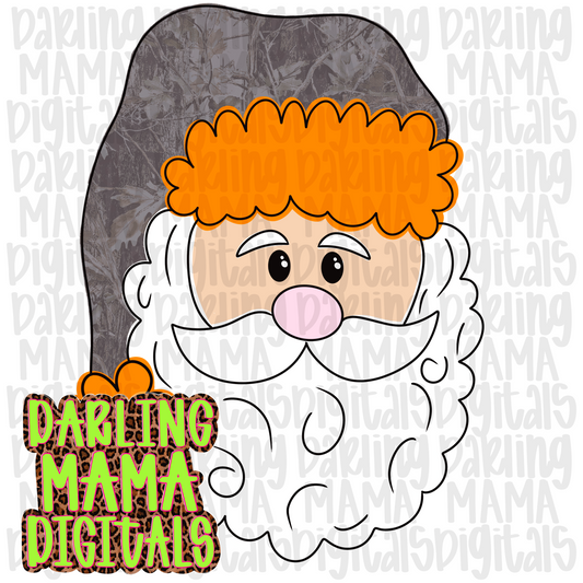 LIMITED dark camo santa