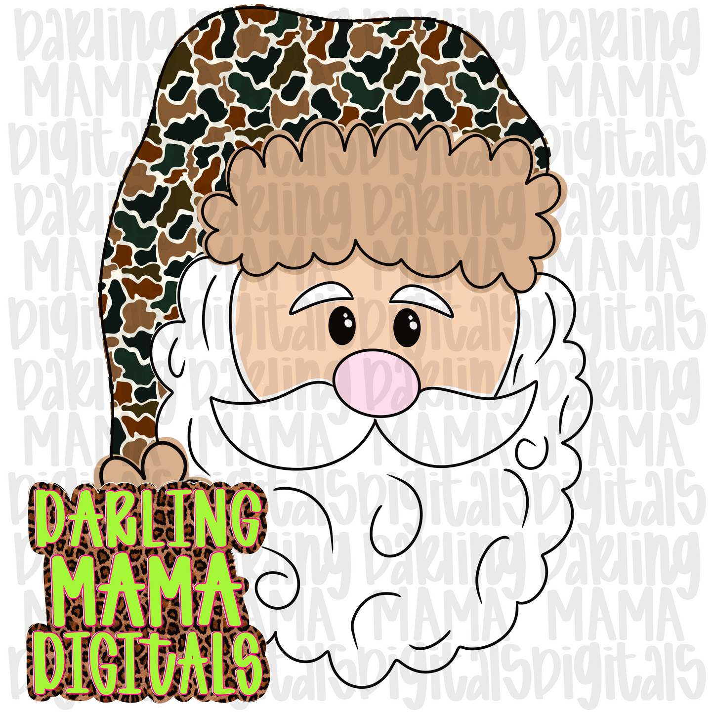 LIMITED duck camo santa