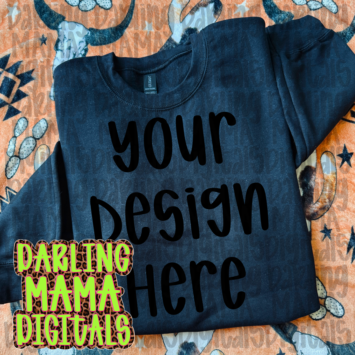 Black gildan western