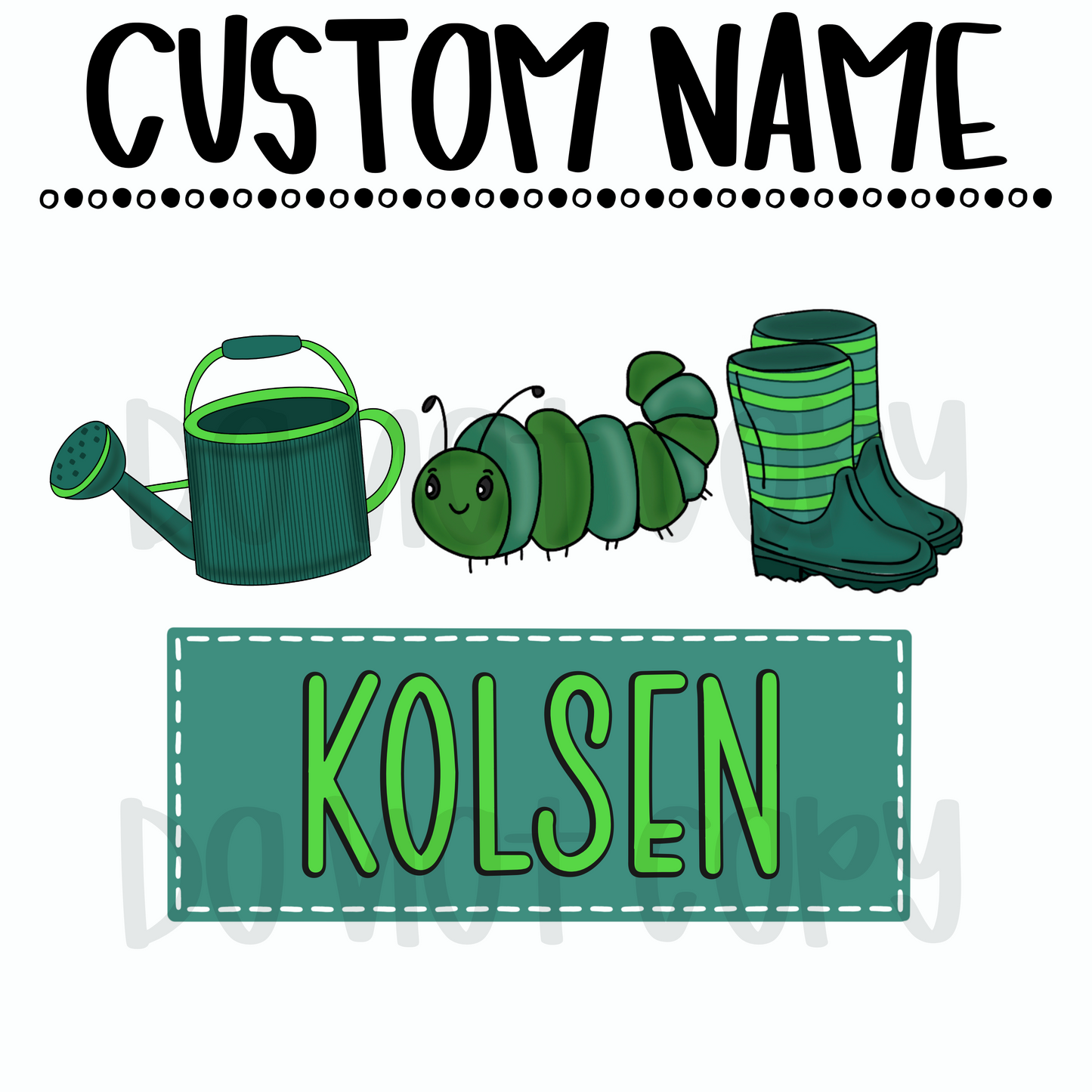 Boy Spring Custom name