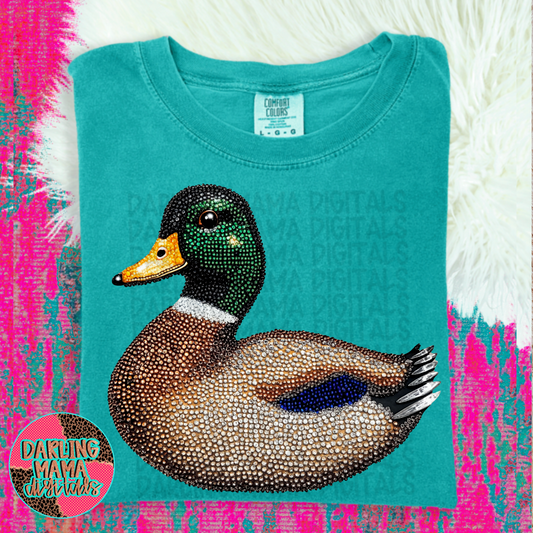 Rhinestone Duck