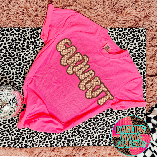 Brown Checkered Retro C*rhartt