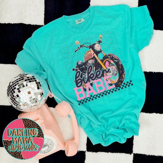 Preppy Paint Biker Babe