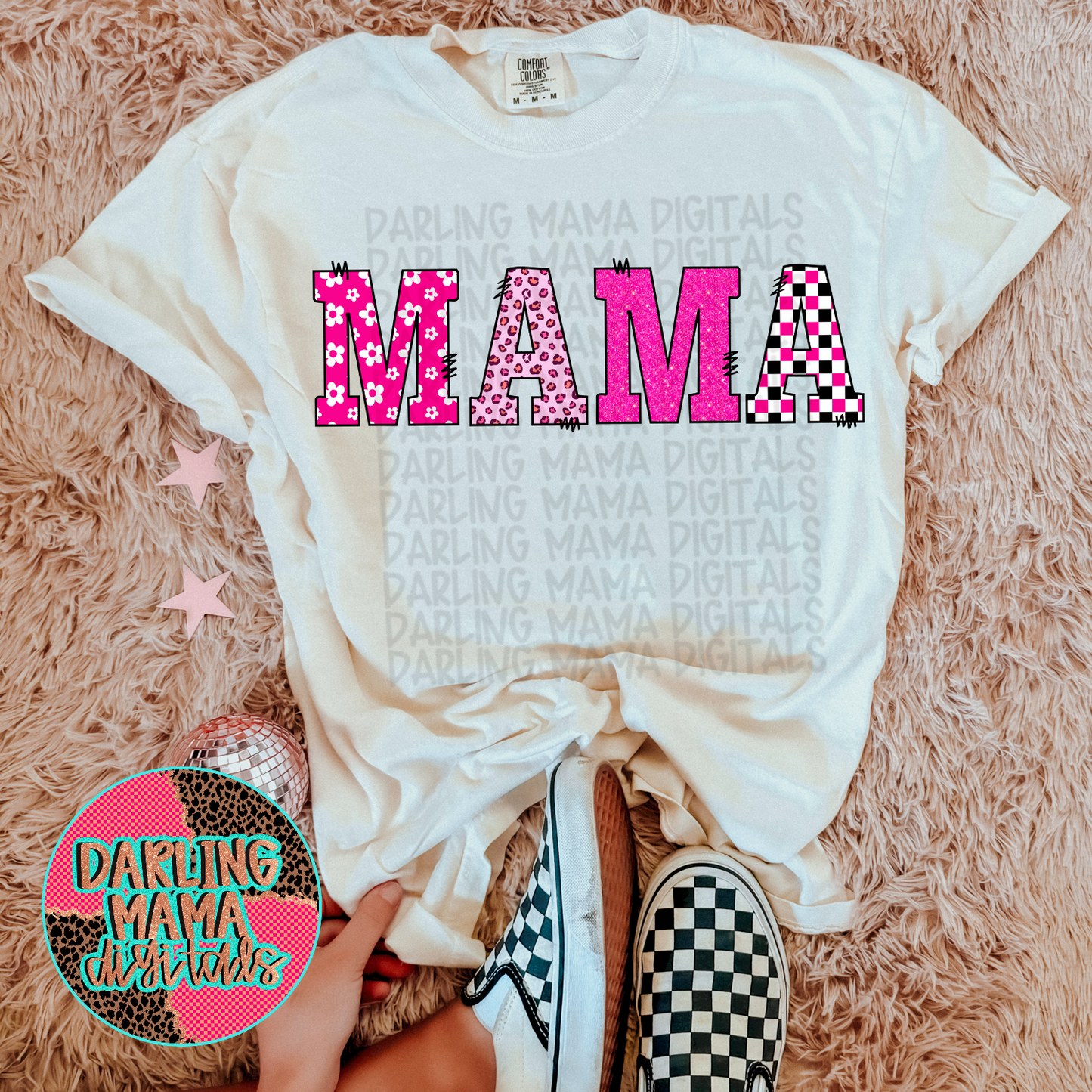Mixed Print Pink Mama