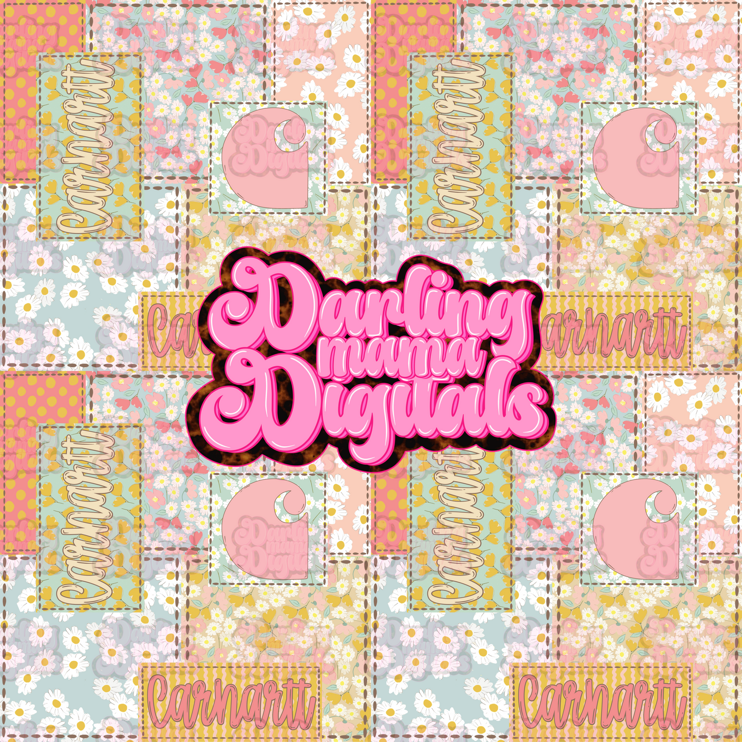 Floral patchwork CH