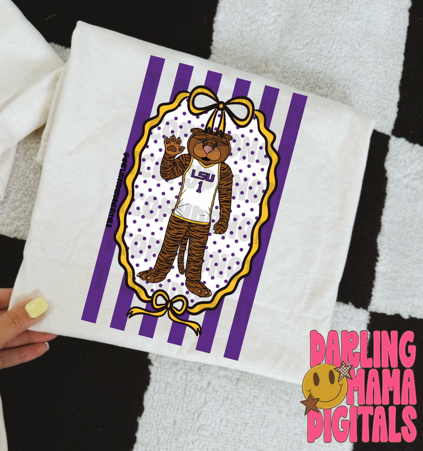 Preppy LSU tigers