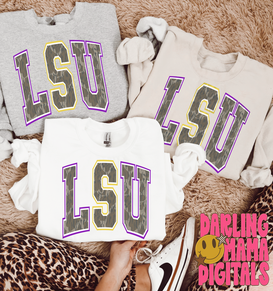 Bottom land camo lsu