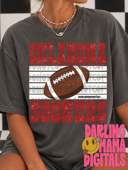 Striped football OK sooners