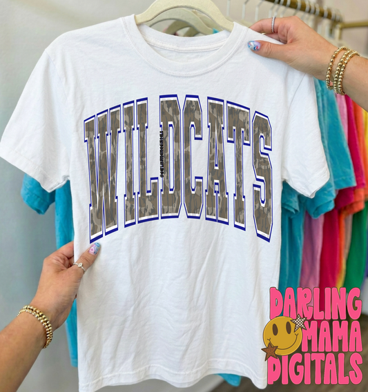 Bottom land camo wildcats