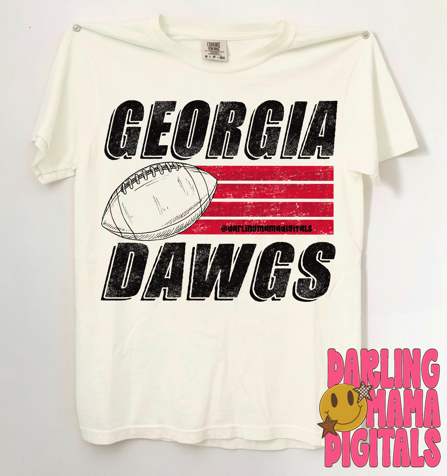 Striped football GA dawgs