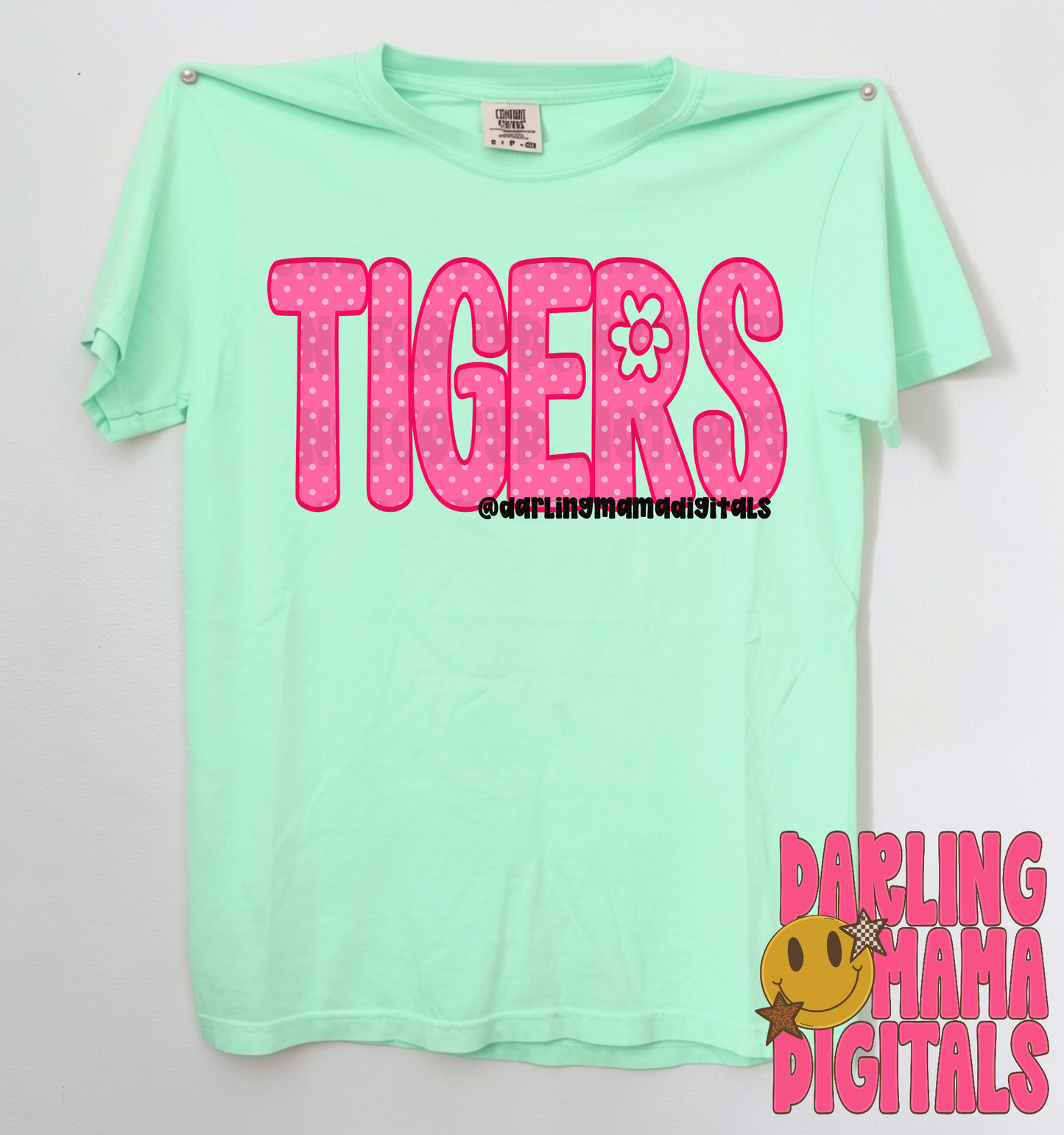 Pink dotted flower tigers
