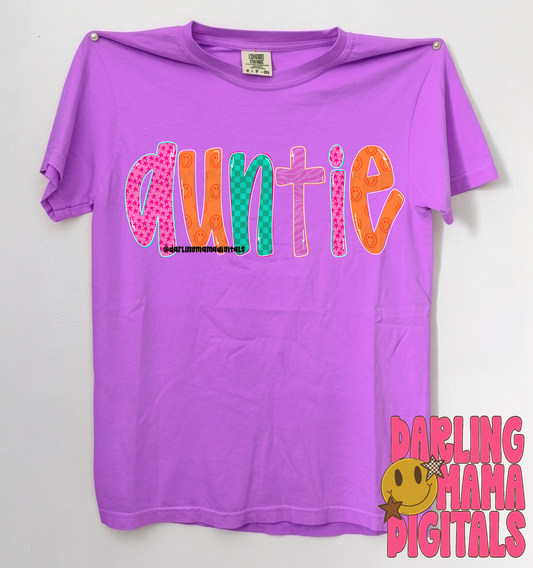Funky letter auntie