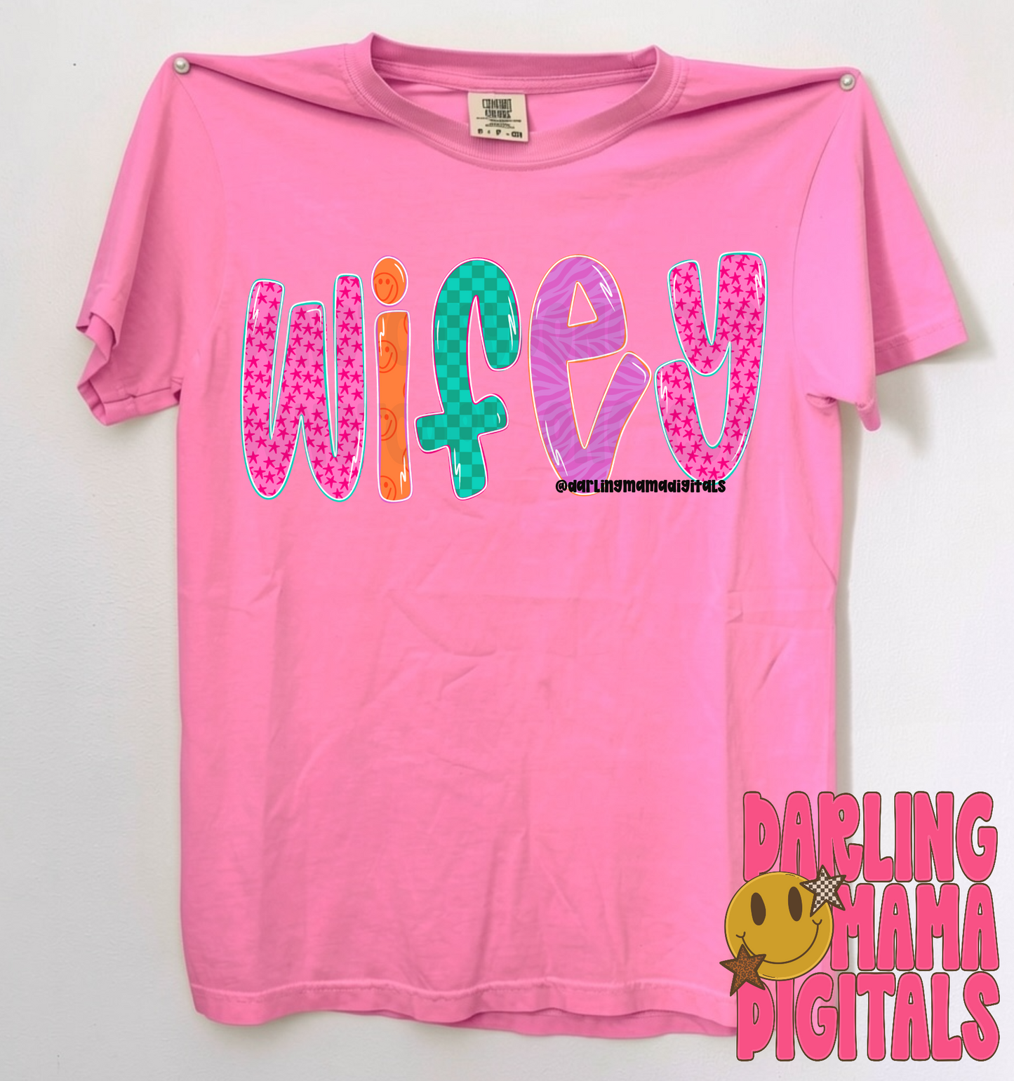 Funky letter wifey