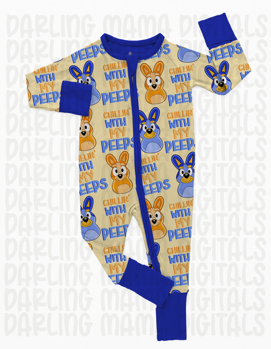 Chillin with my peeps seamless