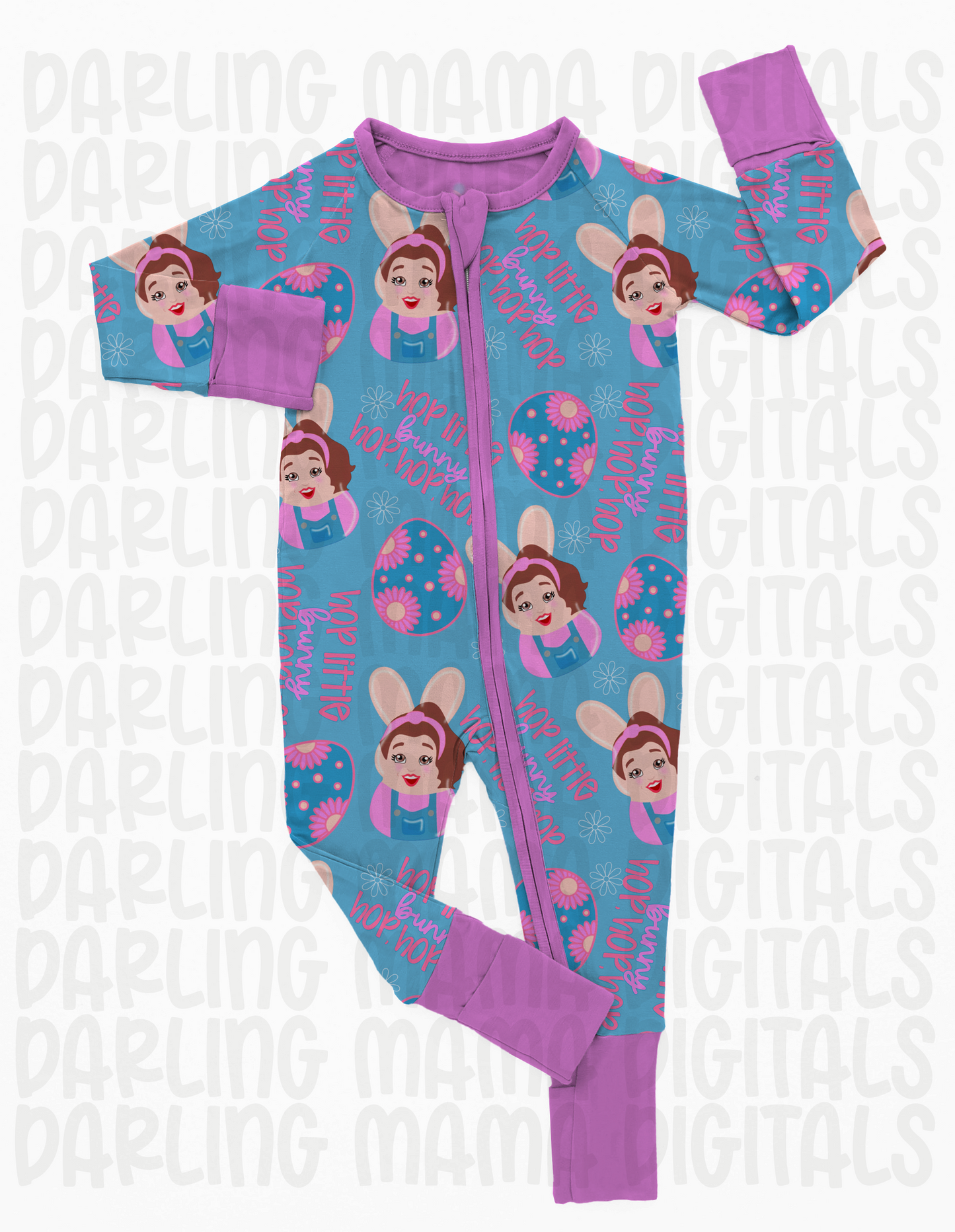 Hop little bunny seamless