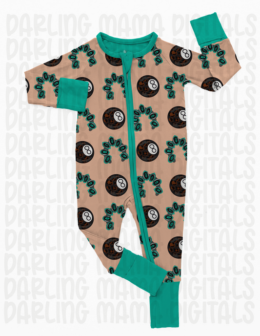 Western Cheetah 8 Ball Seamless