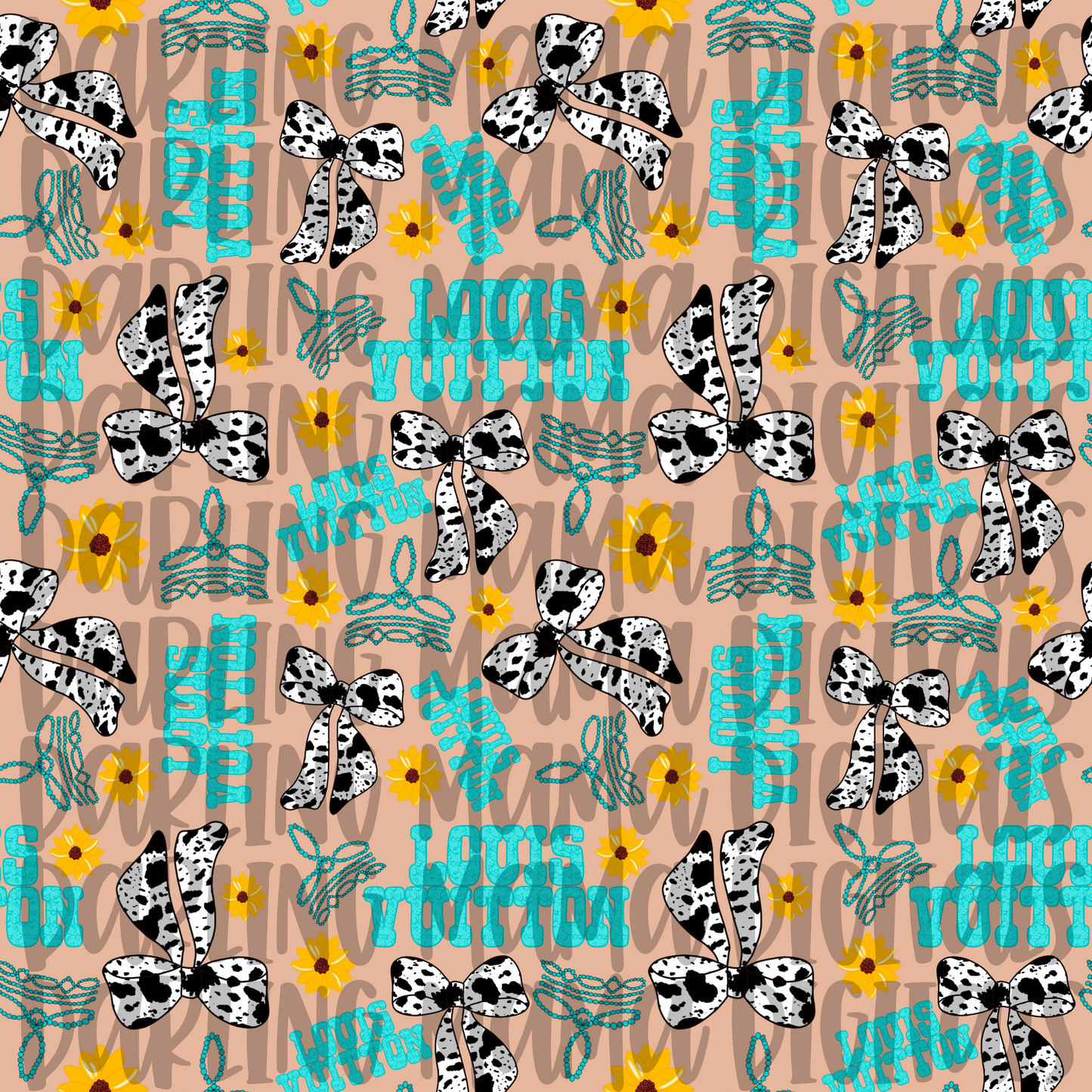 Boujee Sunflower Seamless