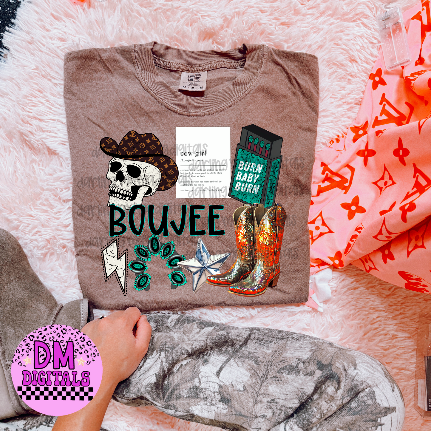 Boujee Cowgirl collage