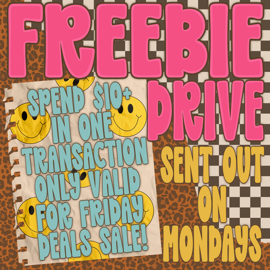 DRIVES AREN’T SENT OUT UNTIL MONDAY
